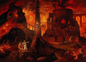 Art-Painting-Mythology-Hell-probably-Italian